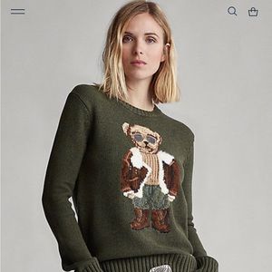 Polo Bear Cotton-Blend Sweater